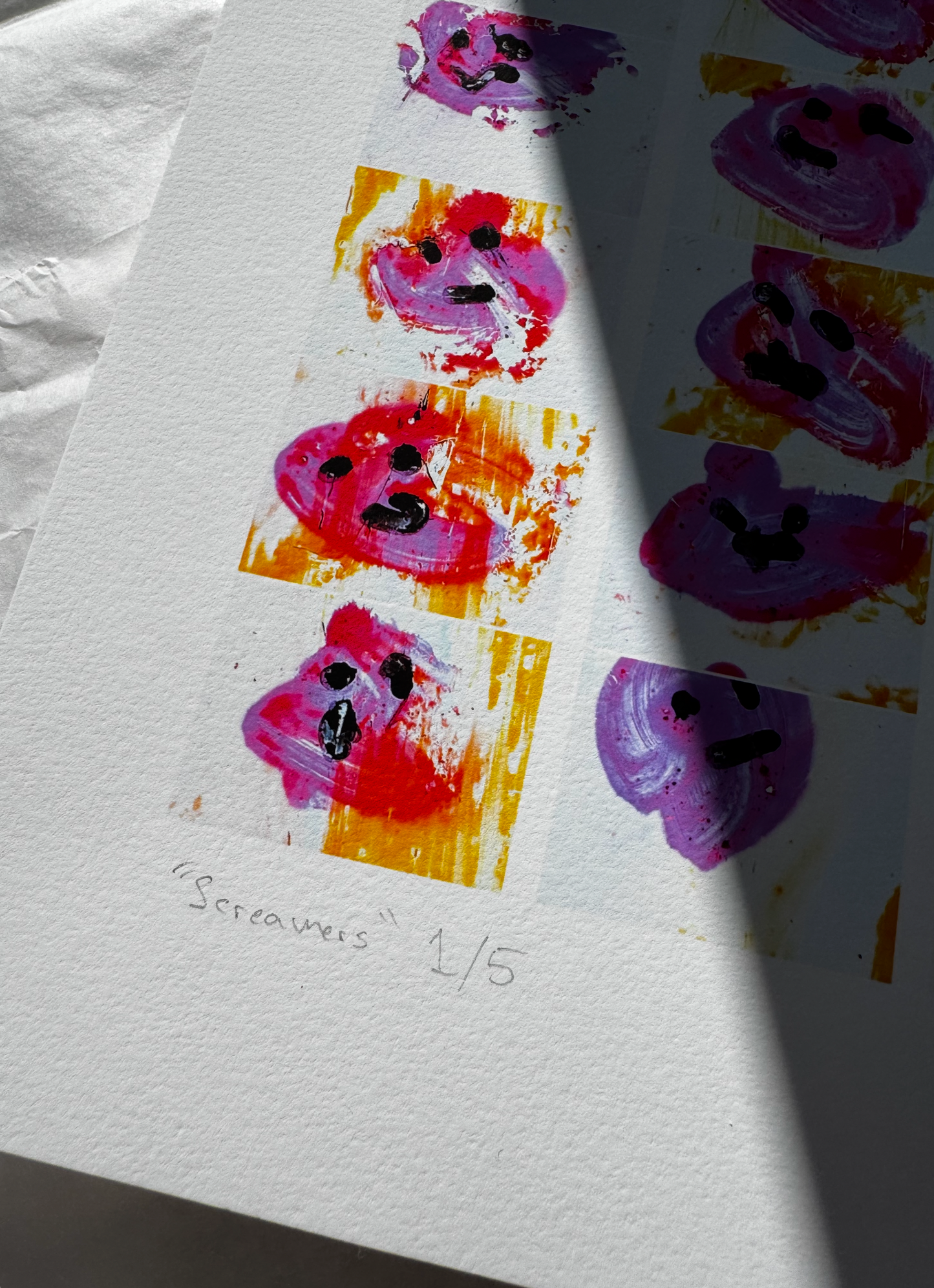 "Screamers" Limited Fine Art Print. Series of 5 only!
