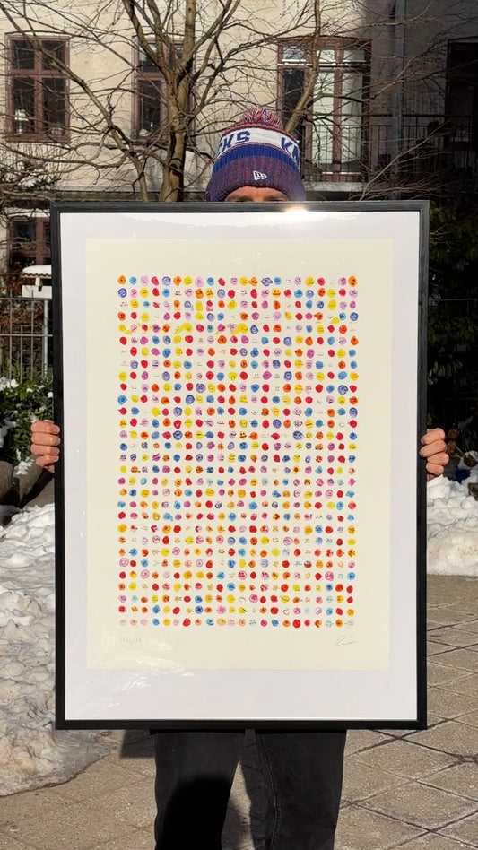 "Clickity Click" 660 character fine art matte print.