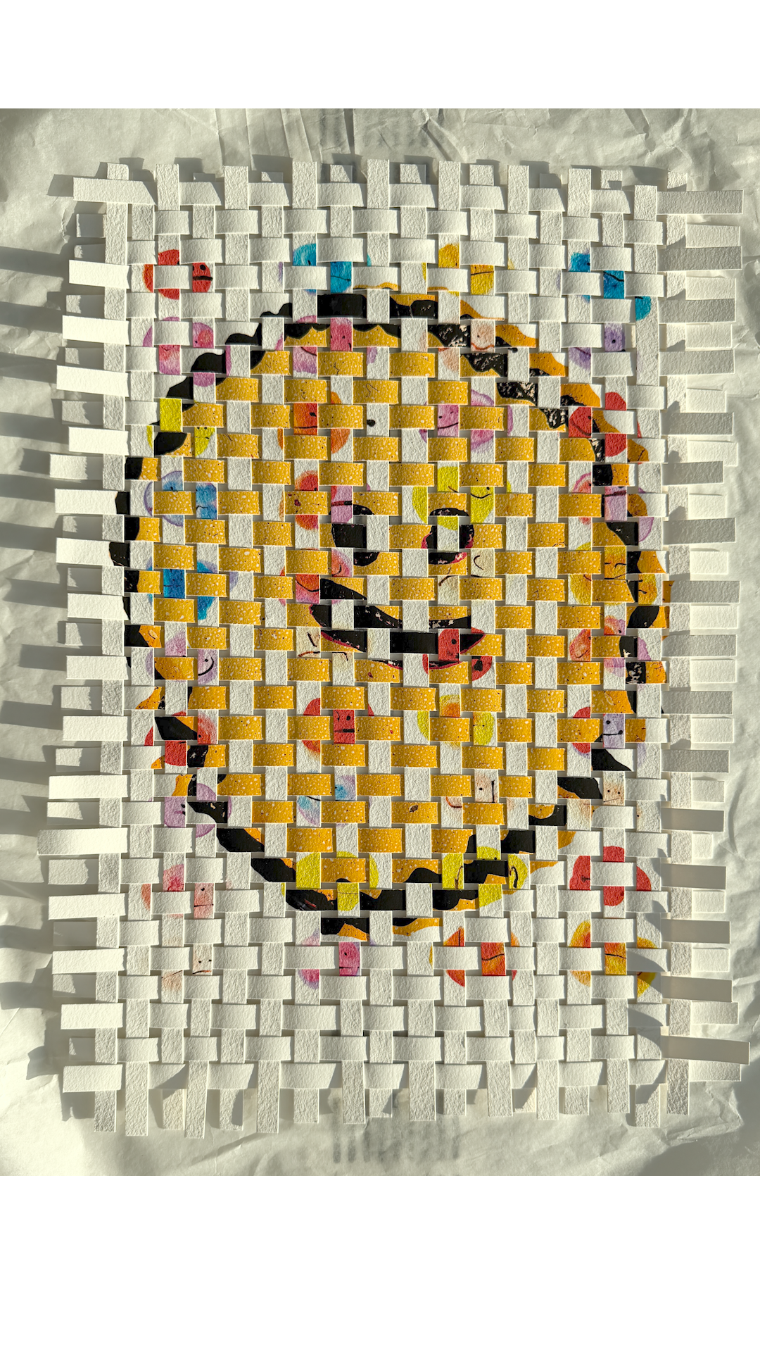 "Greggy Egg" Print Weave.  1 of 1 only.
