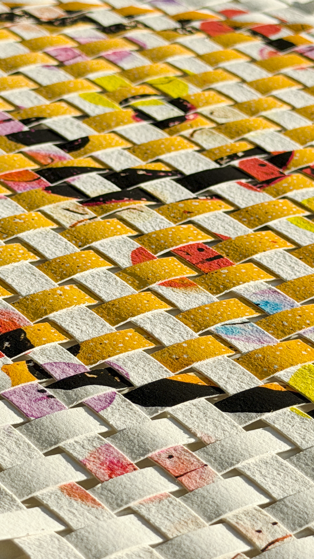 "Greggy Egg" Print Weave.  1 of 1 only.