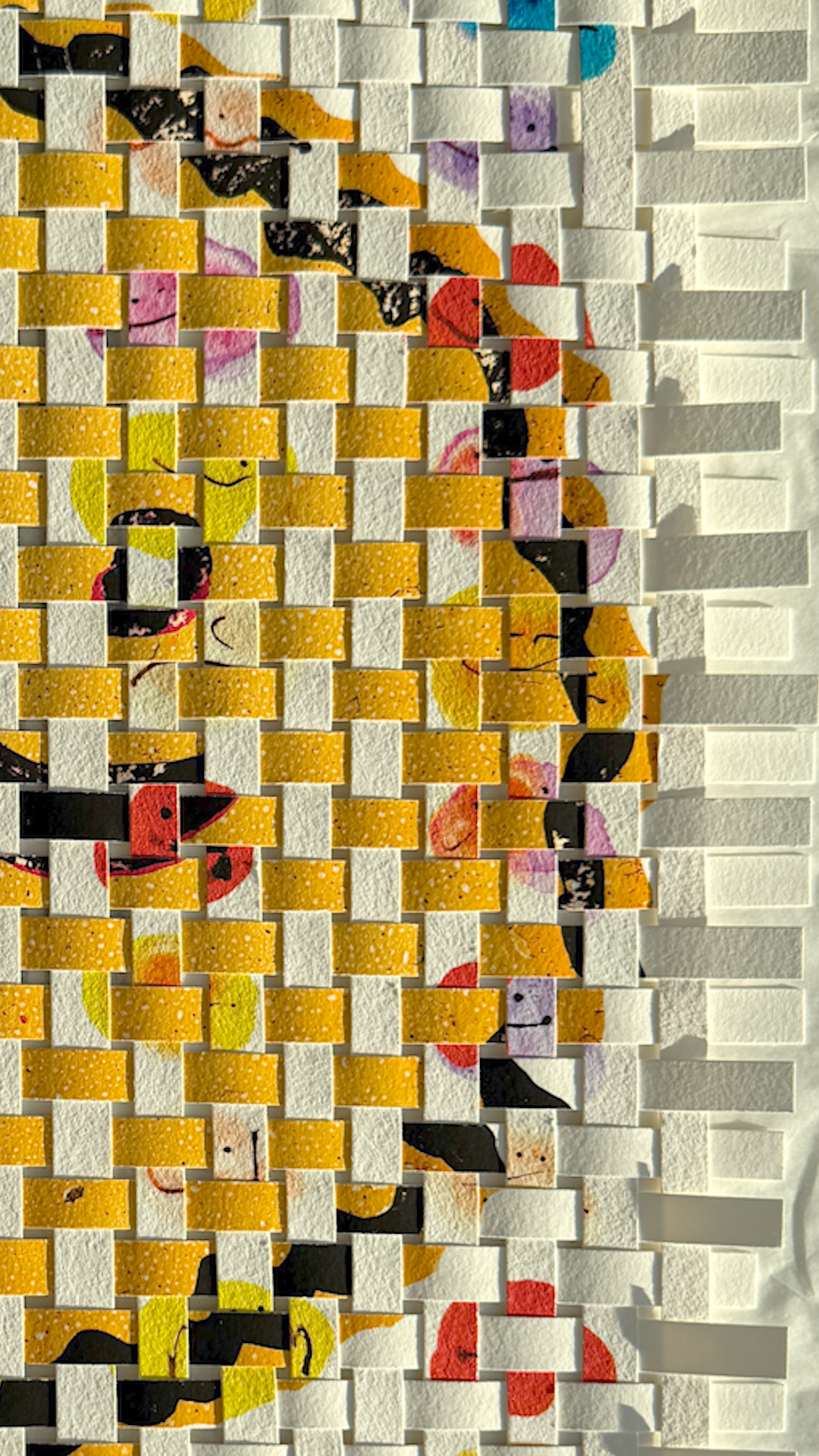 "Greggy Egg" Print Weave.  1 of 1 only.