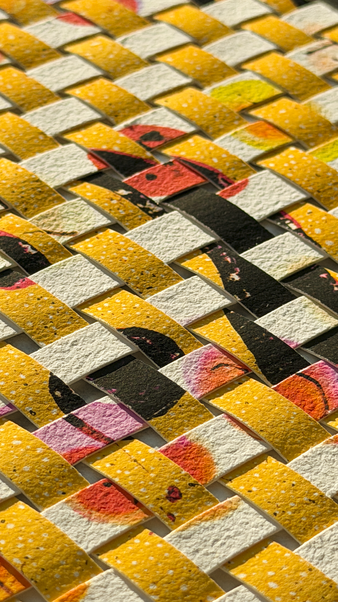 "Greggy Egg" Print Weave.  1 of 1 only.
