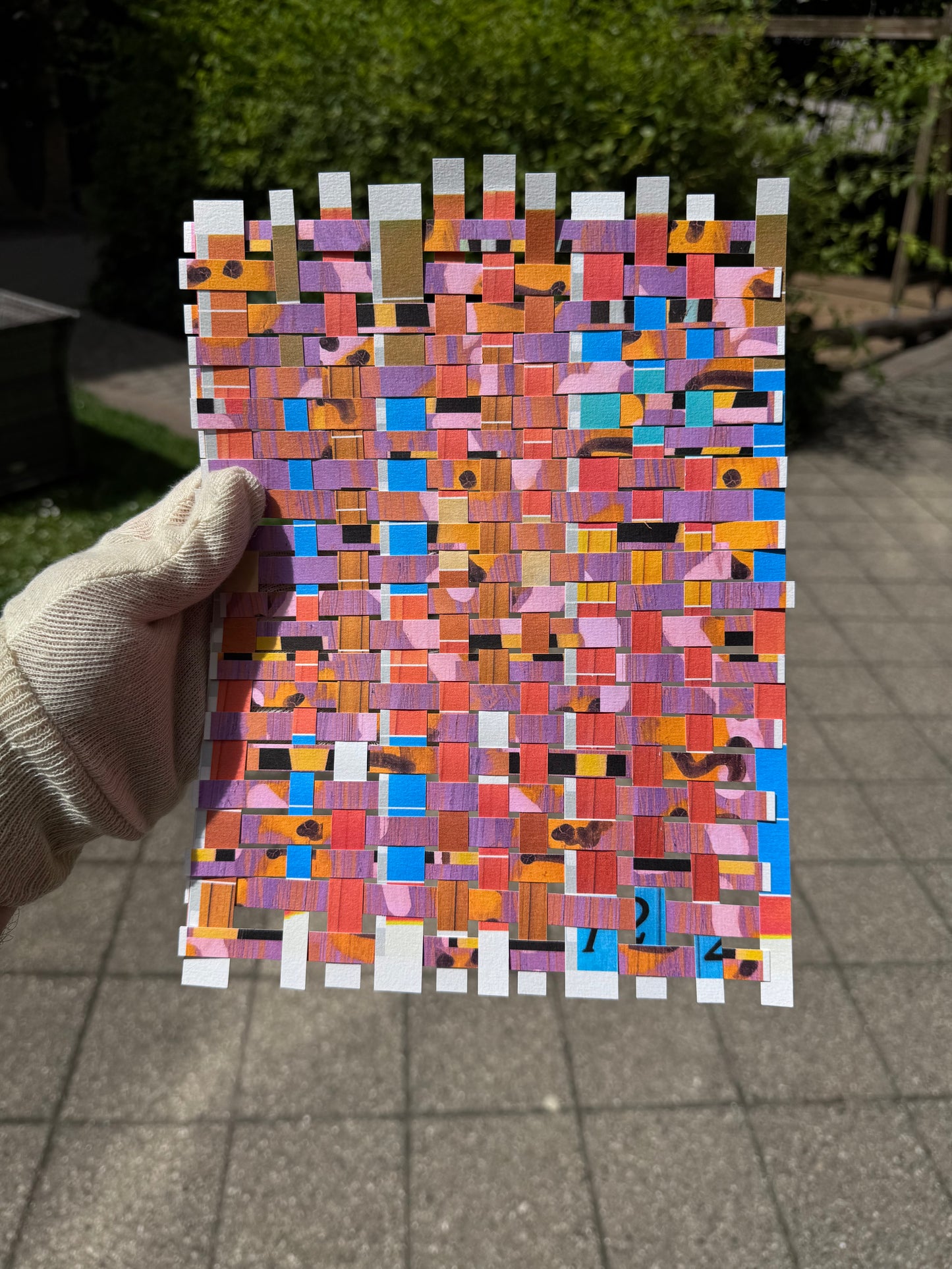 "Wall to Wall" Print Weave