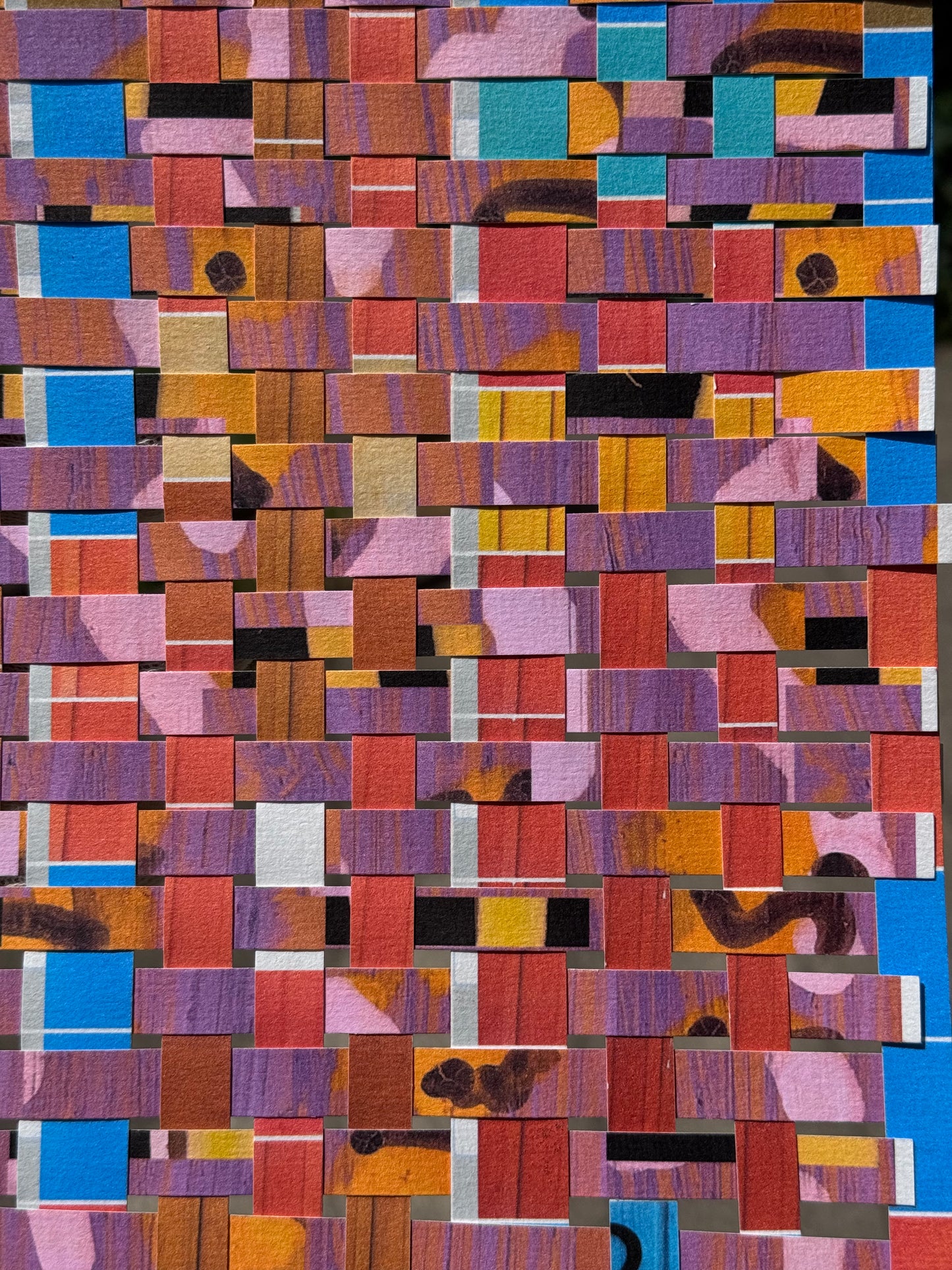 "Wall to Wall" Print Weave