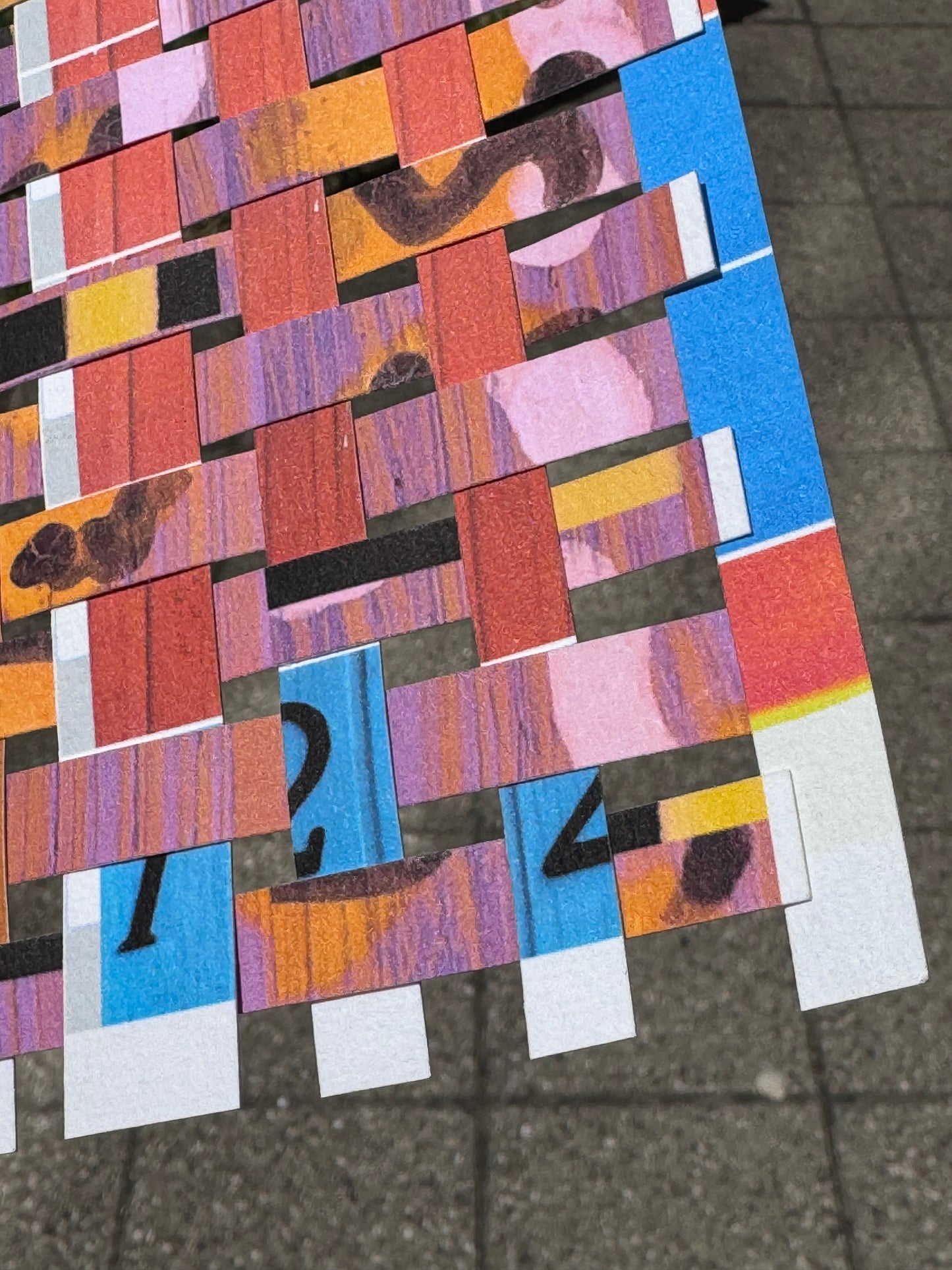 "Wall to Wall" Print Weave