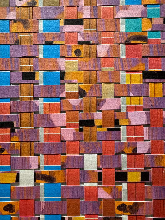 "Wall to Wall" Print Weave