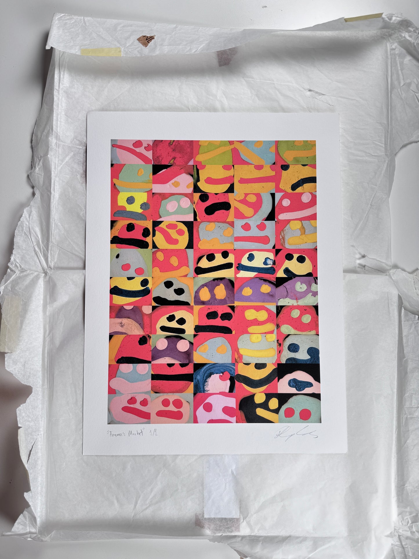 "Farmer's Market" Limited Edition Print, 1 of 1 only.