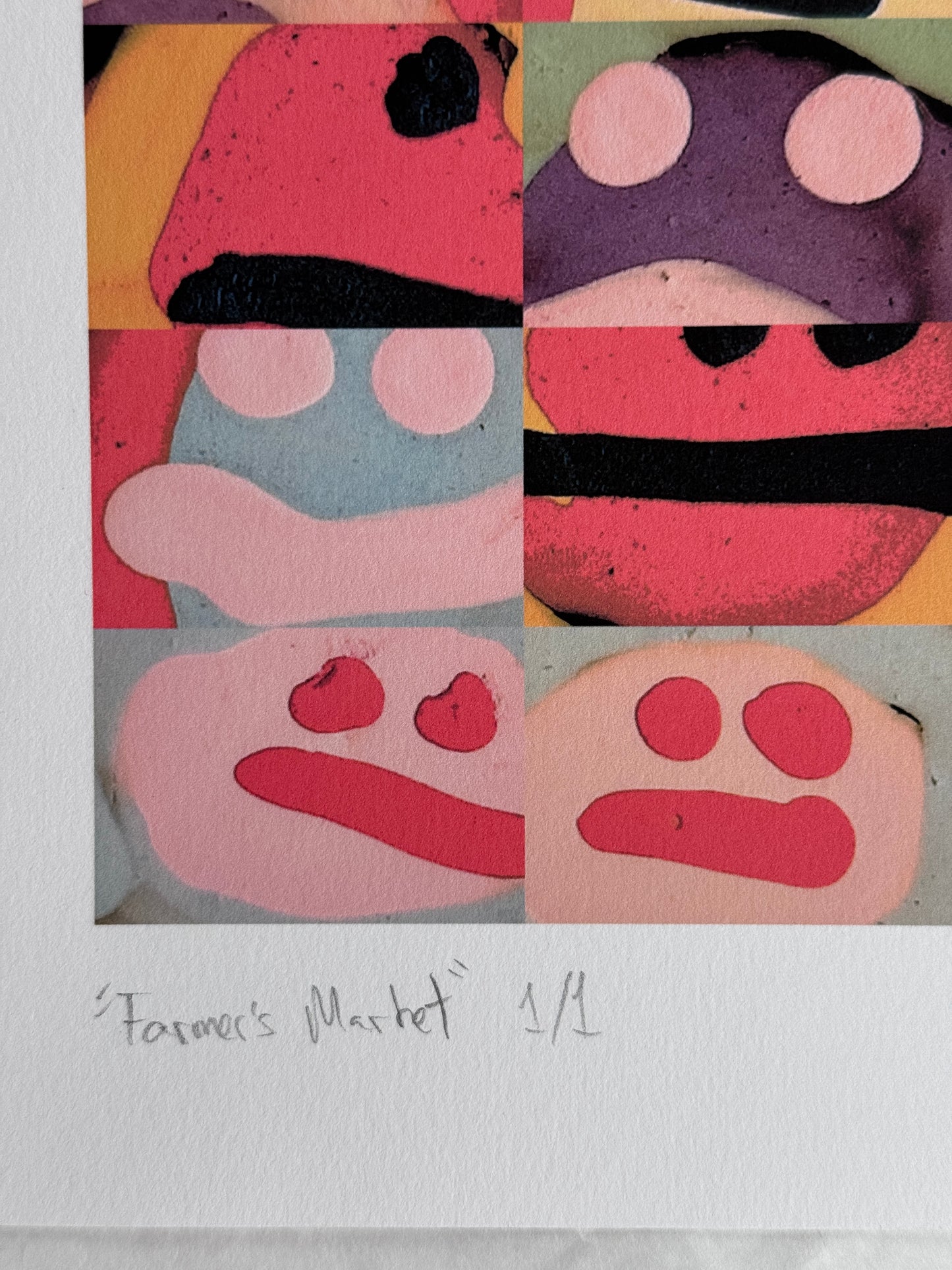 "Farmer's Market" Limited Edition Print, 1 of 1 only.