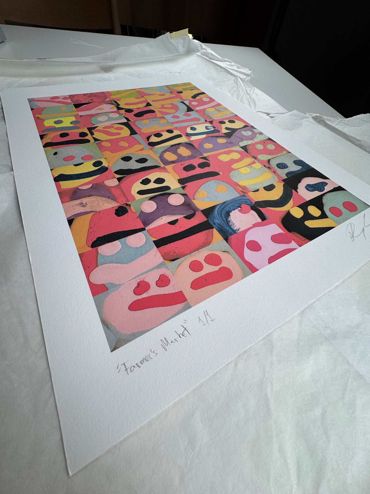 "Farmer's Market" Limited Edition Print, 1 of 1 only.