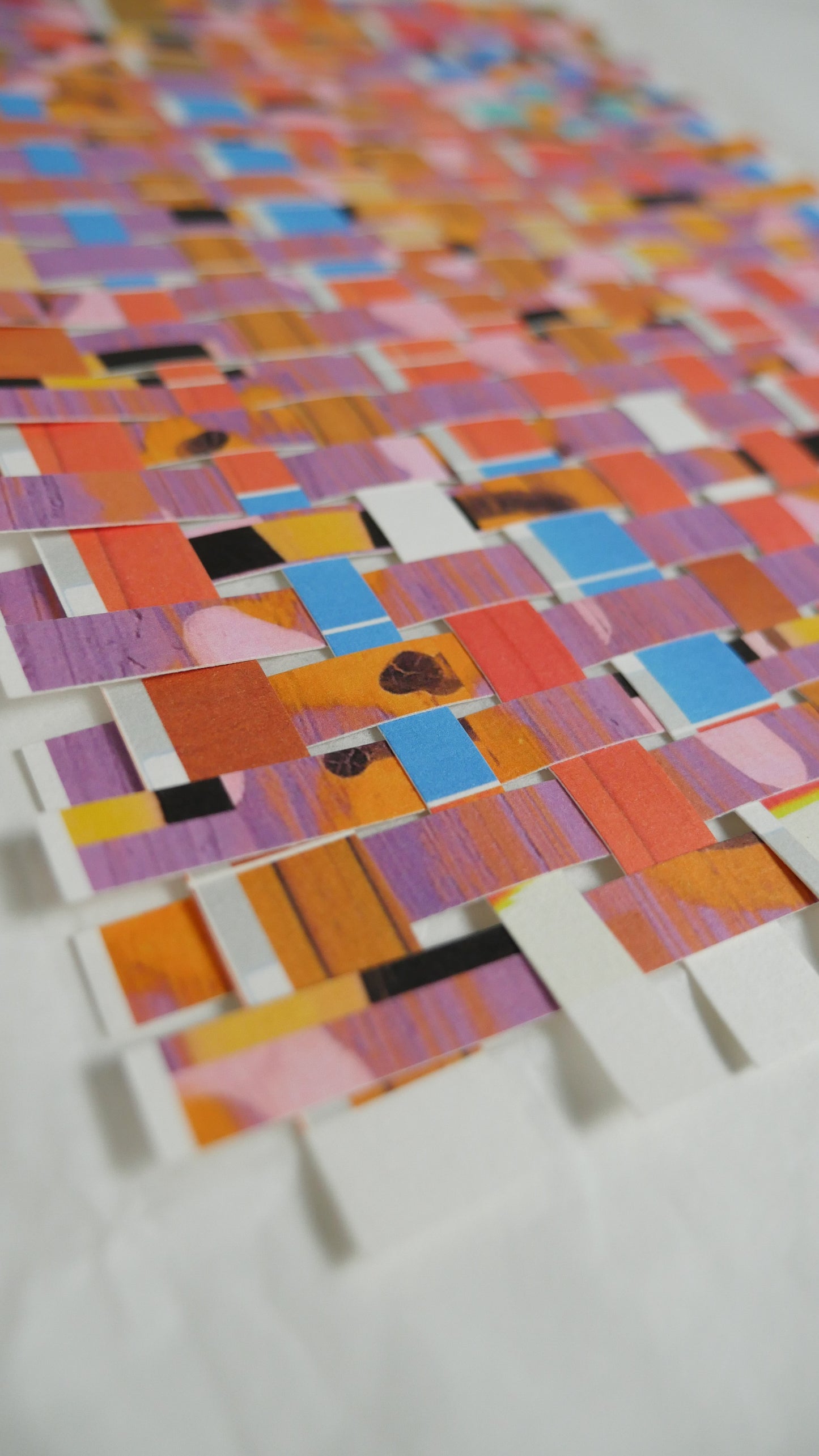 "Wall to Wall" Print Weave