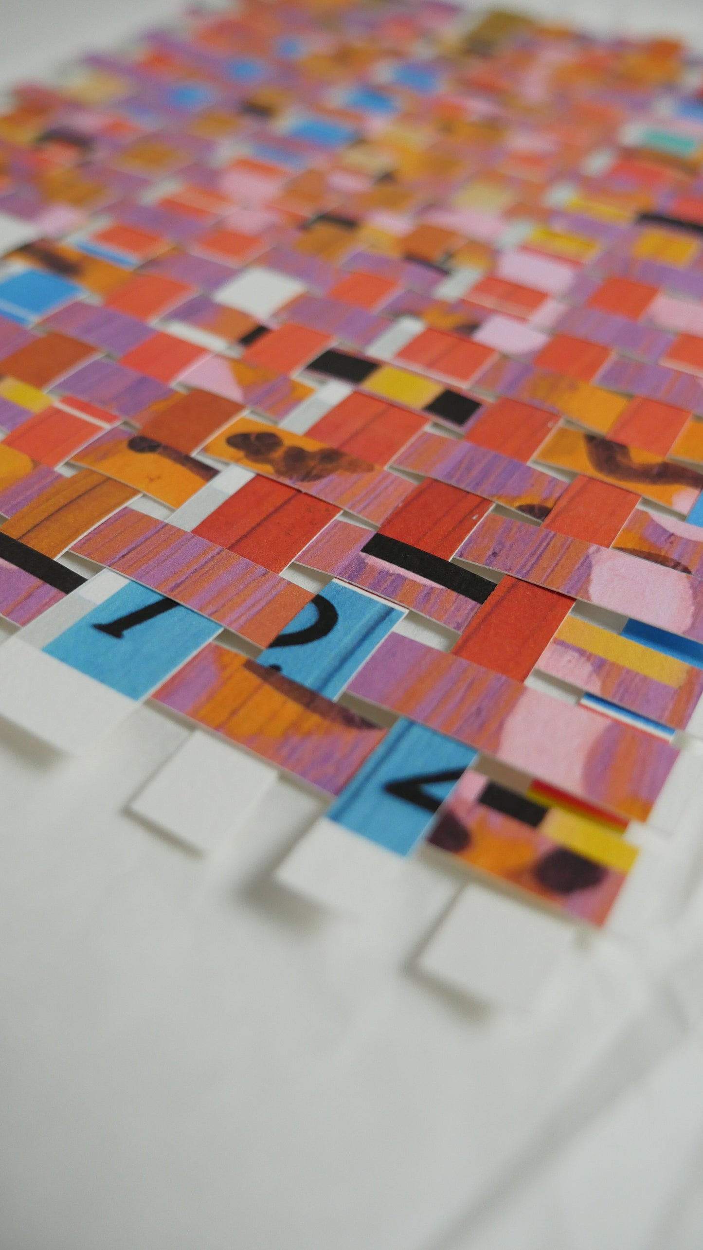 "Wall to Wall" Print Weave