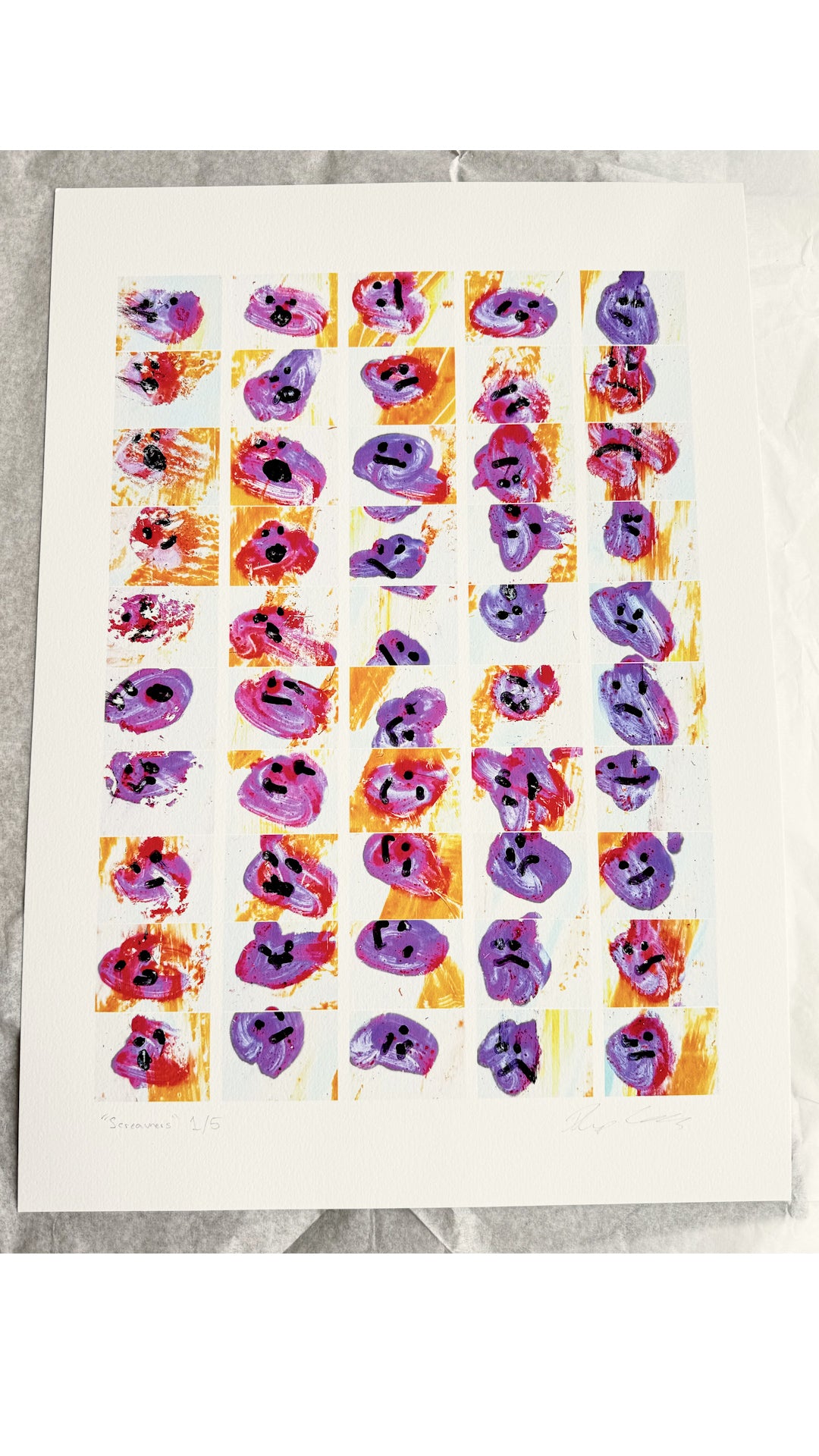"Screamers" Limited Fine Art Print.  Series of 5 only!