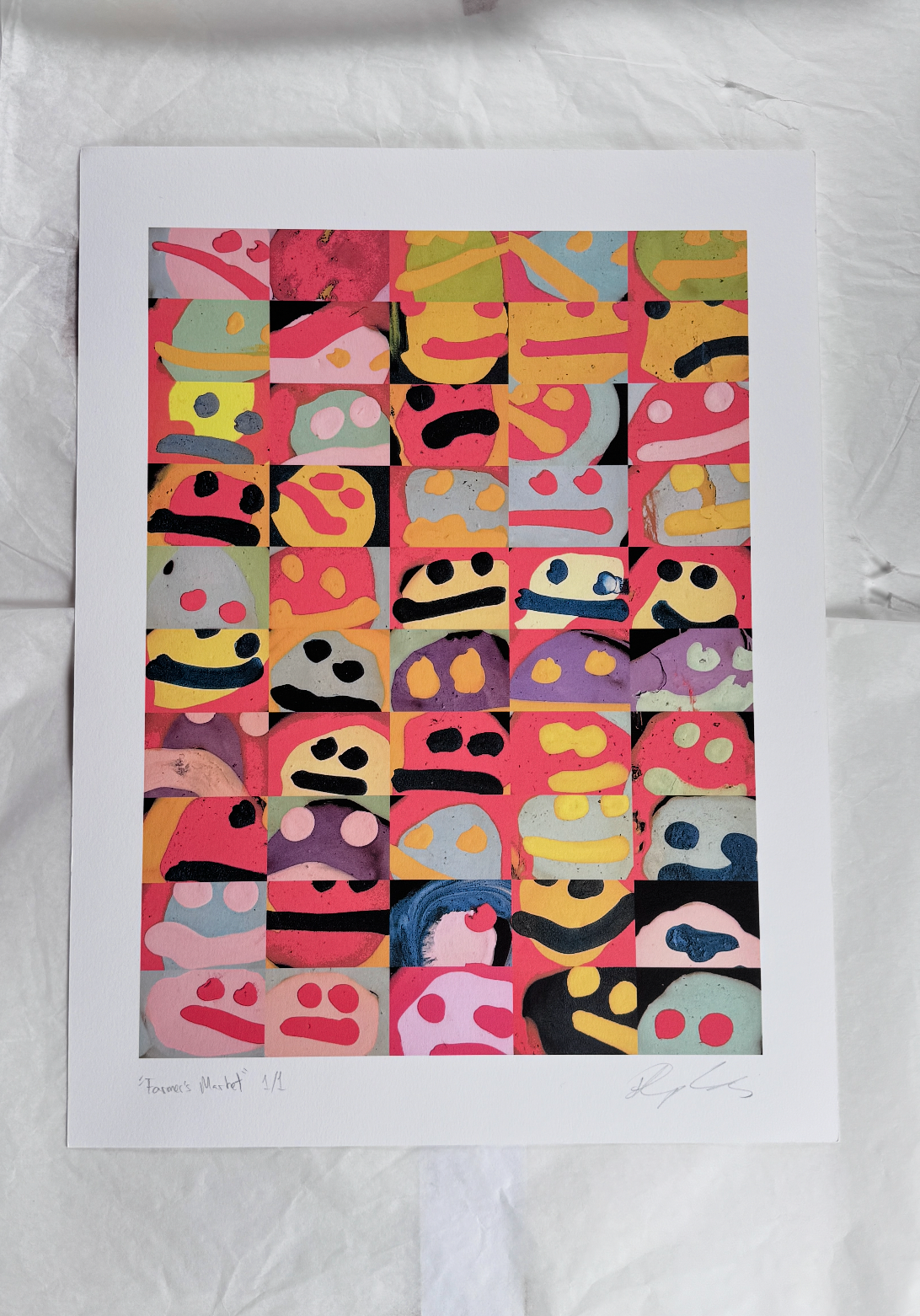 "Farmer's Market" Limited Edition Print, 1 of 1 only.