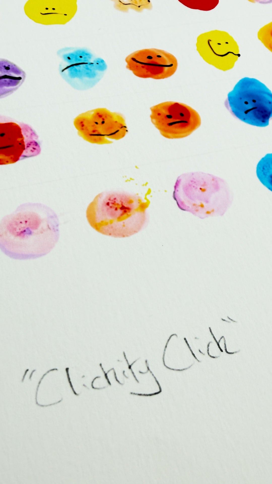 "Clickity Click" 660 character fine art matte print.