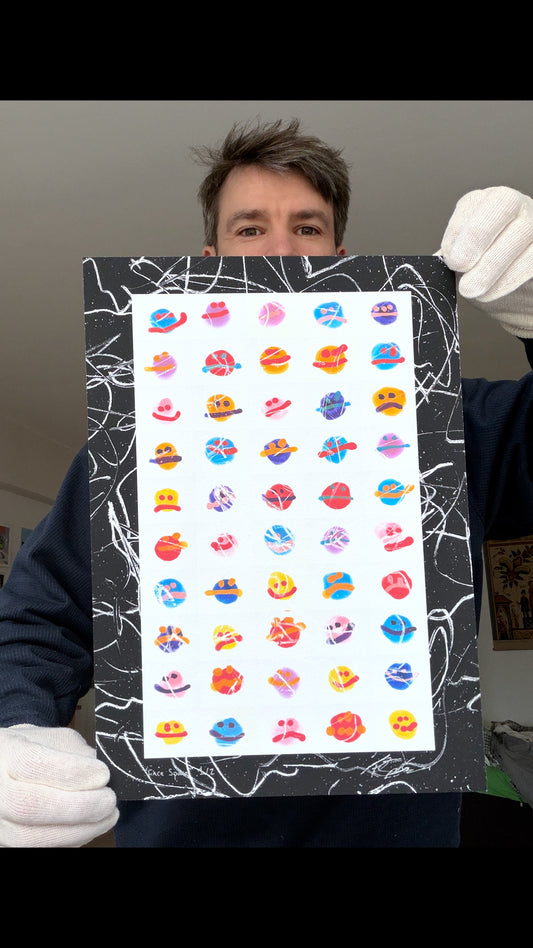 "Face Space" Limited Edition Print, Edition of 2 only!